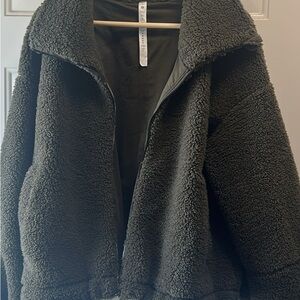 Lululemon Cinchable Zipup Jacket Dark Olive